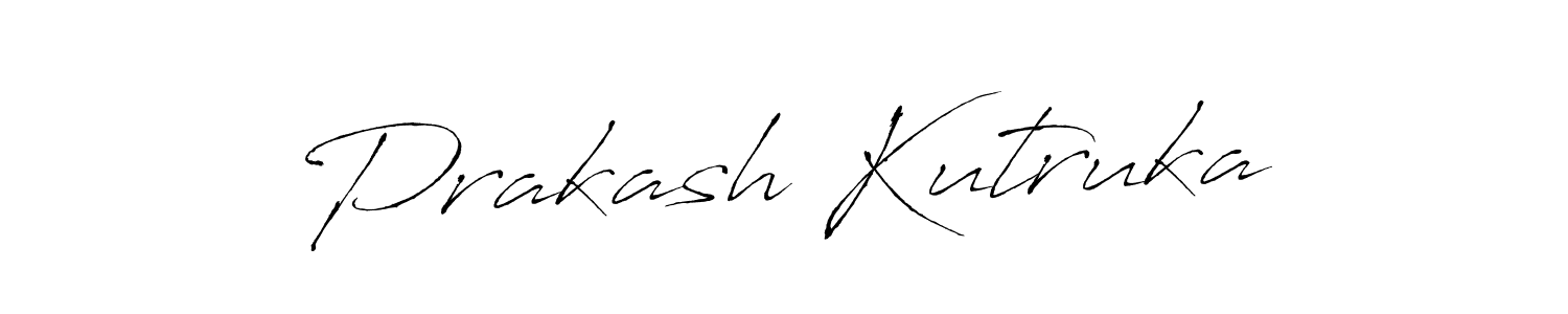 Make a beautiful signature design for name Prakash Kutruka. Use this online signature maker to create a handwritten signature for free. Prakash Kutruka signature style 6 images and pictures png