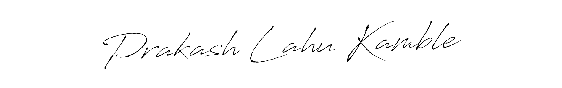 Design your own signature with our free online signature maker. With this signature software, you can create a handwritten (Antro_Vectra) signature for name Prakash Lahu Kamble. Prakash Lahu Kamble signature style 6 images and pictures png