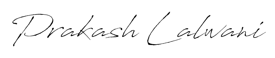 Generate high-definition signature styles for Prakash Lalwani. The Antro_Vectra typeface ensures crisp legibility and sophisticated design. Prakash Lalwani signature style 6 images and pictures png