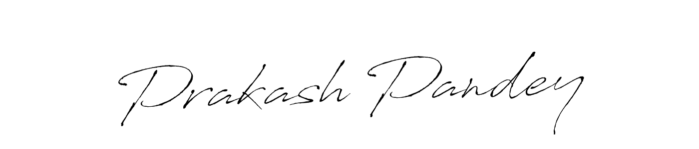 Prakash Pandey stylish signature style. Best Handwritten Sign (Antro_Vectra) for my name. Handwritten Signature Collection Ideas for my name Prakash Pandey. Prakash Pandey signature style 6 images and pictures png