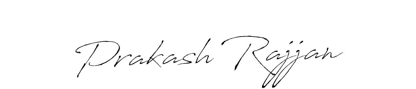 How to make Prakash Rajjan name signature. Use Antro_Vectra style for creating short signs online. This is the latest handwritten sign. Prakash Rajjan signature style 6 images and pictures png