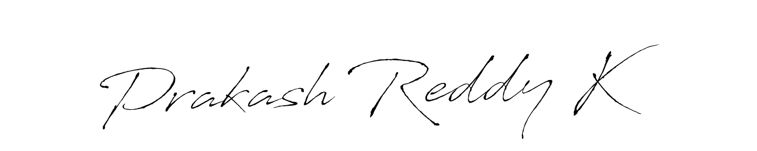 Use a signature maker to create a handwritten signature online. With this signature software, you can design (Antro_Vectra) your own signature for name Prakash Reddy K. Prakash Reddy K signature style 6 images and pictures png