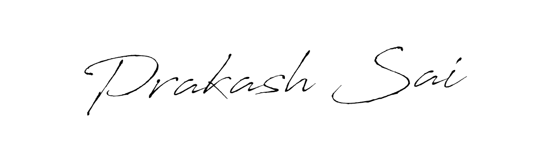 How to make Prakash Sai signature? Antro_Vectra is a professional autograph style. Create handwritten signature for Prakash Sai name. Prakash Sai signature style 6 images and pictures png