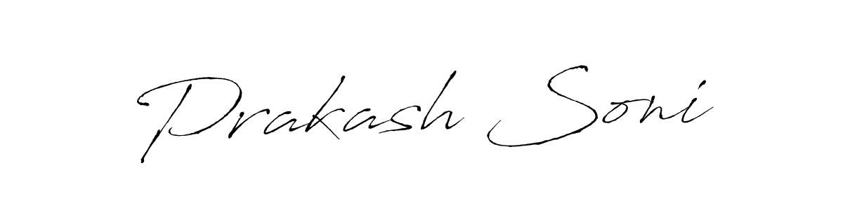 It looks lik you need a new signature style for name Prakash Soni. Design unique handwritten (Antro_Vectra) signature with our free signature maker in just a few clicks. Prakash Soni signature style 6 images and pictures png