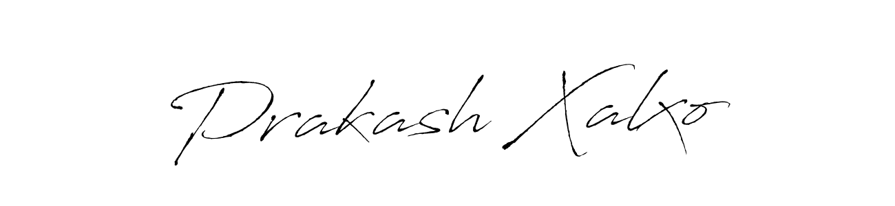 Design your own signature with our free online signature maker. With this signature software, you can create a handwritten (Antro_Vectra) signature for name Prakash Xalxo. Prakash Xalxo signature style 6 images and pictures png
