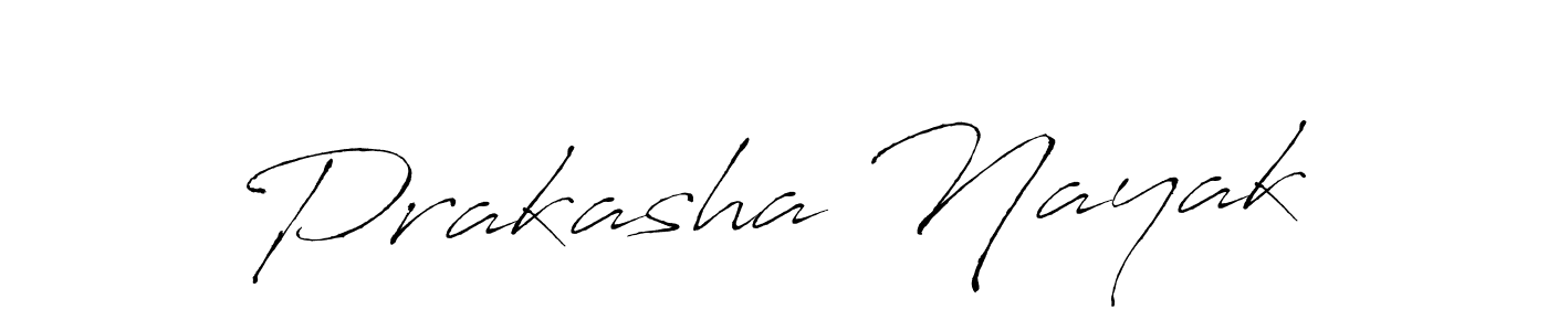 Design your own signature with our free online signature maker. With this signature software, you can create a handwritten (Antro_Vectra) signature for name Prakasha Nayak. Prakasha Nayak signature style 6 images and pictures png