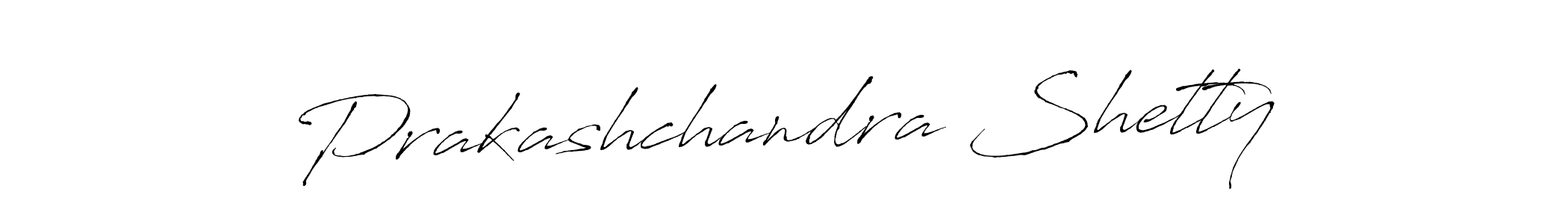 Also we have Prakashchandra Shetty name is the best signature style. Create professional handwritten signature collection using Antro_Vectra autograph style. Prakashchandra Shetty signature style 6 images and pictures png