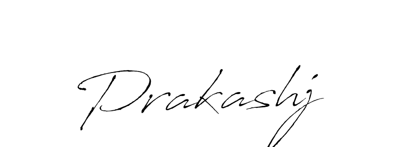 Design your own signature with our free online signature maker. With this signature software, you can create a handwritten (Antro_Vectra) signature for name Prakashj. Prakashj signature style 6 images and pictures png