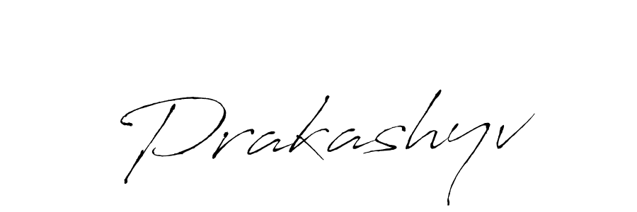 Design your own signature with our free online signature maker. With this signature software, you can create a handwritten (Antro_Vectra) signature for name Prakashyv. Prakashyv signature style 6 images and pictures png