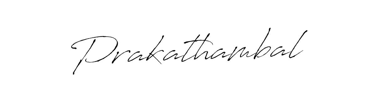 Make a beautiful signature design for name Prakathambal. With this signature (Antro_Vectra) style, you can create a handwritten signature for free. Prakathambal signature style 6 images and pictures png