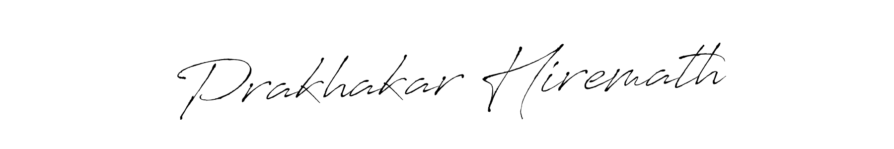 Design your own signature with our free online signature maker. With this signature software, you can create a handwritten (Antro_Vectra) signature for name Prakhakar Hiremath. Prakhakar Hiremath signature style 6 images and pictures png