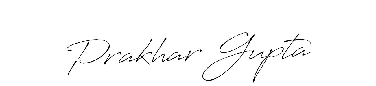 Create a beautiful signature design for name Prakhar Gupta. With this signature (Antro_Vectra) fonts, you can make a handwritten signature for free. Prakhar Gupta signature style 6 images and pictures png