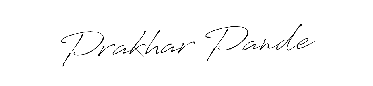 Also we have Prakhar Pande name is the best signature style. Create professional handwritten signature collection using Antro_Vectra autograph style. Prakhar Pande signature style 6 images and pictures png