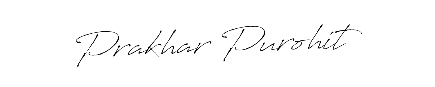 Also we have Prakhar Purohit name is the best signature style. Create professional handwritten signature collection using Antro_Vectra autograph style. Prakhar Purohit signature style 6 images and pictures png