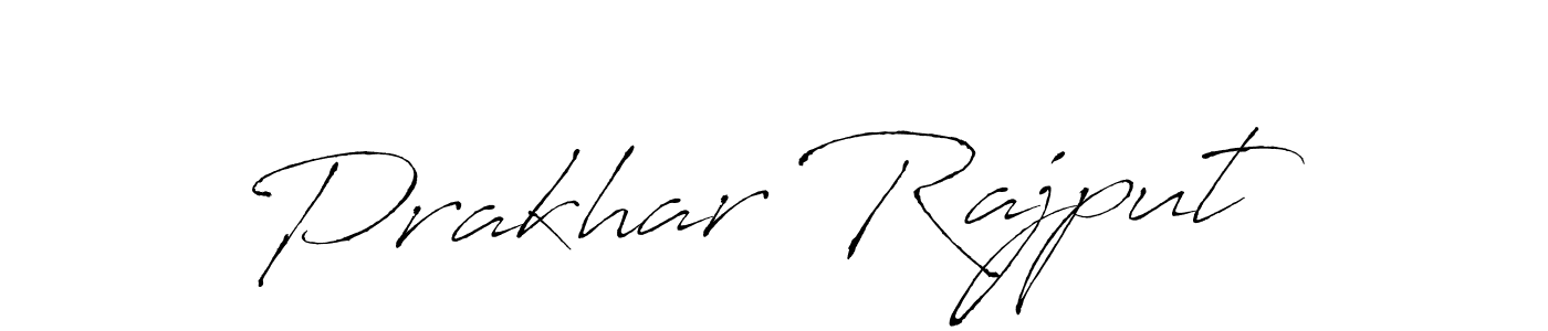 Design your own signature with our free online signature maker. With this signature software, you can create a handwritten (Antro_Vectra) signature for name Prakhar Rajput. Prakhar Rajput signature style 6 images and pictures png