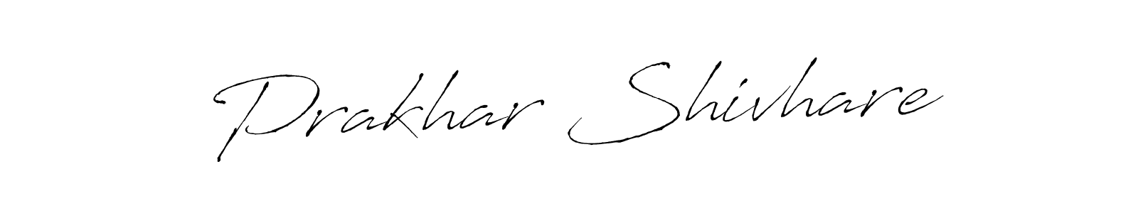 Make a beautiful signature design for name Prakhar Shivhare. With this signature (Antro_Vectra) style, you can create a handwritten signature for free. Prakhar Shivhare signature style 6 images and pictures png