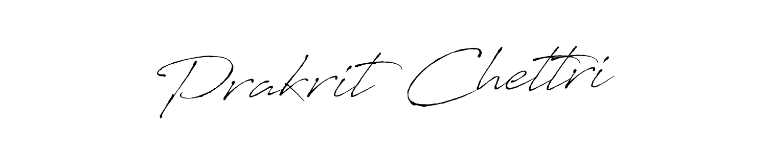Make a beautiful signature design for name Prakrit Chettri. With this signature (Antro_Vectra) style, you can create a handwritten signature for free. Prakrit Chettri signature style 6 images and pictures png