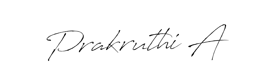 It looks lik you need a new signature style for name Prakruthi A. Design unique handwritten (Antro_Vectra) signature with our free signature maker in just a few clicks. Prakruthi A signature style 6 images and pictures png