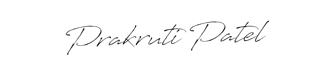 Antro_Vectra is a professional signature style that is perfect for those who want to add a touch of class to their signature. It is also a great choice for those who want to make their signature more unique. Get Prakruti Patel name to fancy signature for free. Prakruti Patel signature style 6 images and pictures png