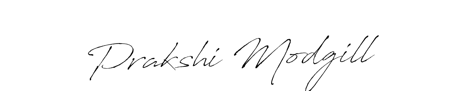 Design your own signature with our free online signature maker. With this signature software, you can create a handwritten (Antro_Vectra) signature for name Prakshi Modgill. Prakshi Modgill signature style 6 images and pictures png