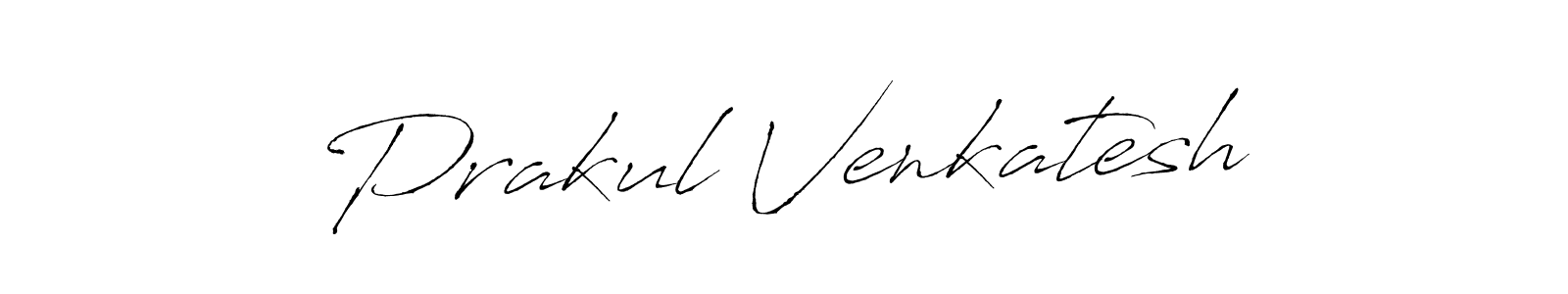 Prakul Venkatesh stylish signature style. Best Handwritten Sign (Antro_Vectra) for my name. Handwritten Signature Collection Ideas for my name Prakul Venkatesh. Prakul Venkatesh signature style 6 images and pictures png