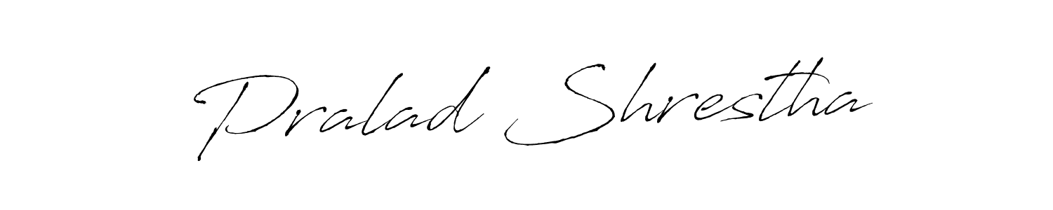 if you are searching for the best signature style for your name Pralad Shrestha. so please give up your signature search. here we have designed multiple signature styles  using Antro_Vectra. Pralad Shrestha signature style 6 images and pictures png