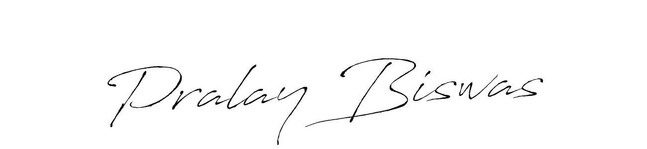 How to make Pralay Biswas signature? Antro_Vectra is a professional autograph style. Create handwritten signature for Pralay Biswas name. Pralay Biswas signature style 6 images and pictures png