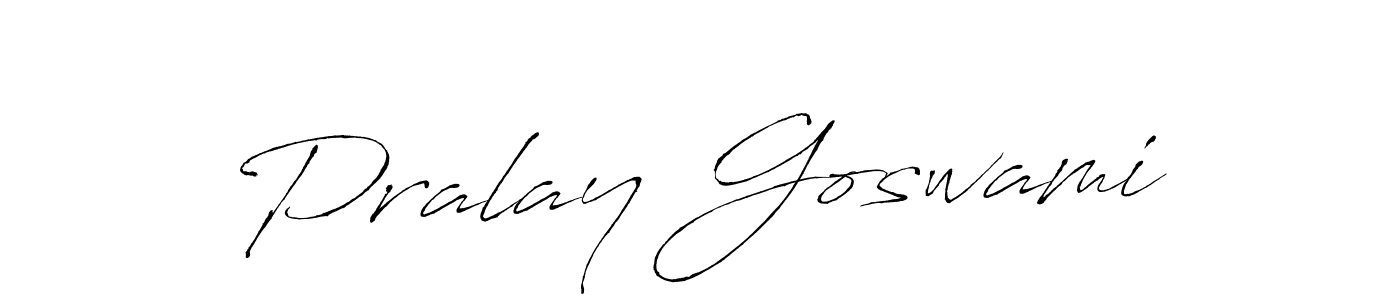 Make a beautiful signature design for name Pralay Goswami. Use this online signature maker to create a handwritten signature for free. Pralay Goswami signature style 6 images and pictures png