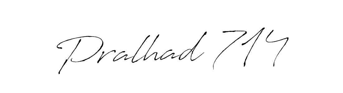 Similarly Antro_Vectra is the best handwritten signature design. Signature creator online .You can use it as an online autograph creator for name Pralhad 714. Pralhad 714 signature style 6 images and pictures png