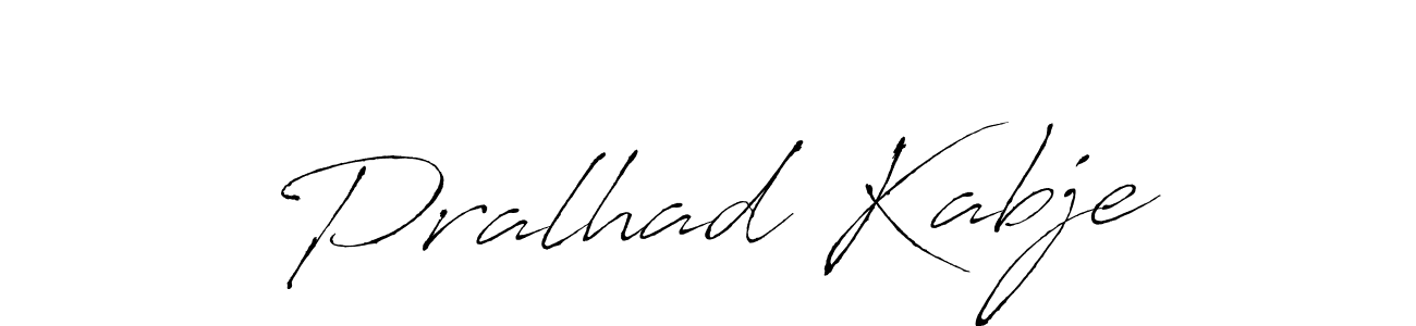 How to make Pralhad Kabje signature? Antro_Vectra is a professional autograph style. Create handwritten signature for Pralhad Kabje name. Pralhad Kabje signature style 6 images and pictures png