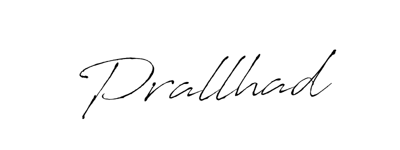 Make a beautiful signature design for name Prallhad. With this signature (Antro_Vectra) style, you can create a handwritten signature for free. Prallhad signature style 6 images and pictures png