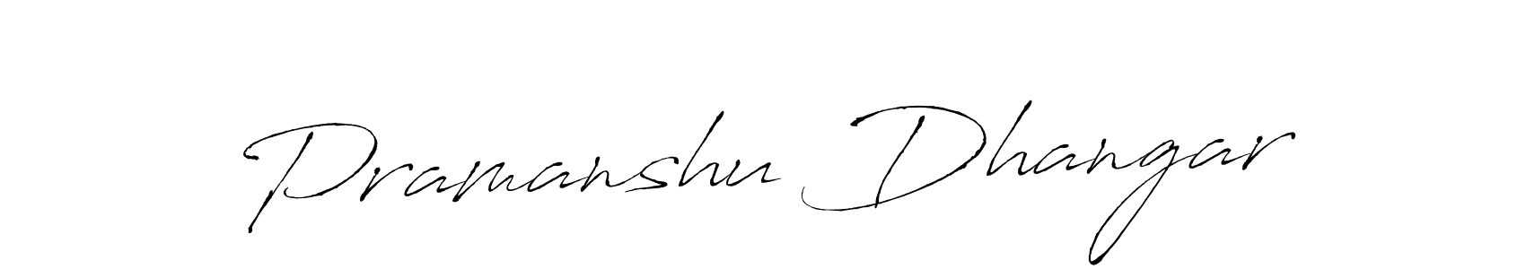 The best way (Antro_Vectra) to make a short signature is to pick only two or three words in your name. The name Pramanshu Dhangar include a total of six letters. For converting this name. Pramanshu Dhangar signature style 6 images and pictures png
