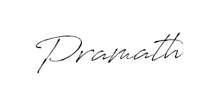 How to make Pramath signature? Antro_Vectra is a professional autograph style. Create handwritten signature for Pramath name. Pramath signature style 6 images and pictures png