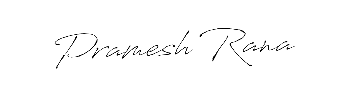 Use a signature maker to create a handwritten signature online. With this signature software, you can design (Antro_Vectra) your own signature for name Pramesh Rana. Pramesh Rana signature style 6 images and pictures png