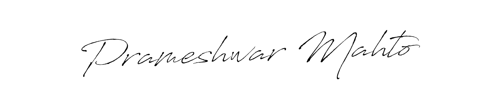 Use a signature maker to create a handwritten signature online. With this signature software, you can design (Antro_Vectra) your own signature for name Prameshwar Mahto. Prameshwar Mahto signature style 6 images and pictures png