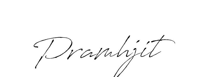 You should practise on your own different ways (Antro_Vectra) to write your name (Pramhjit) in signature. don't let someone else do it for you. Pramhjit signature style 6 images and pictures png