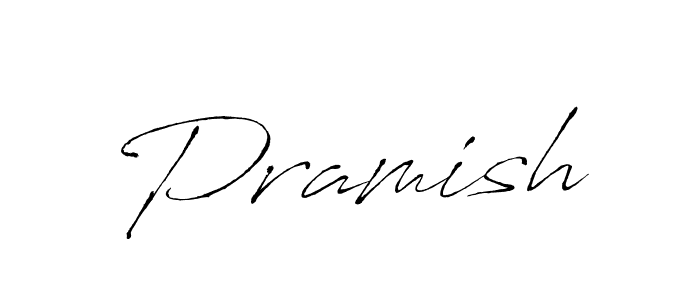 Pramish stylish signature style. Best Handwritten Sign (Antro_Vectra) for my name. Handwritten Signature Collection Ideas for my name Pramish. Pramish signature style 6 images and pictures png