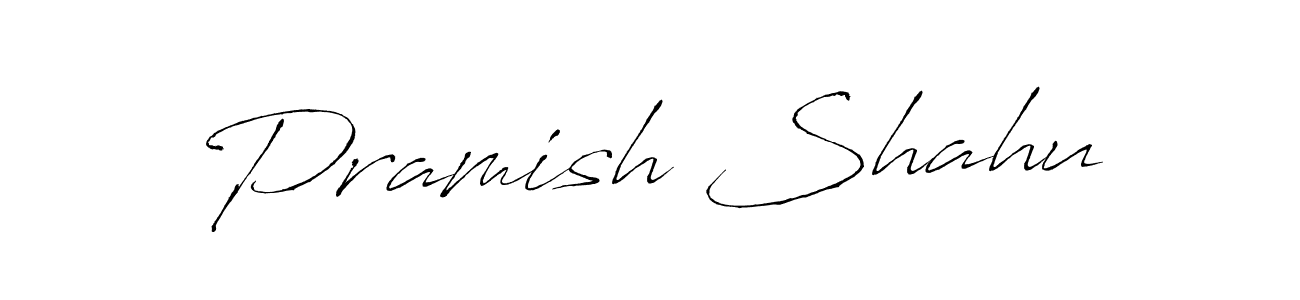 Similarly Antro_Vectra is the best handwritten signature design. Signature creator online .You can use it as an online autograph creator for name Pramish Shahu. Pramish Shahu signature style 6 images and pictures png