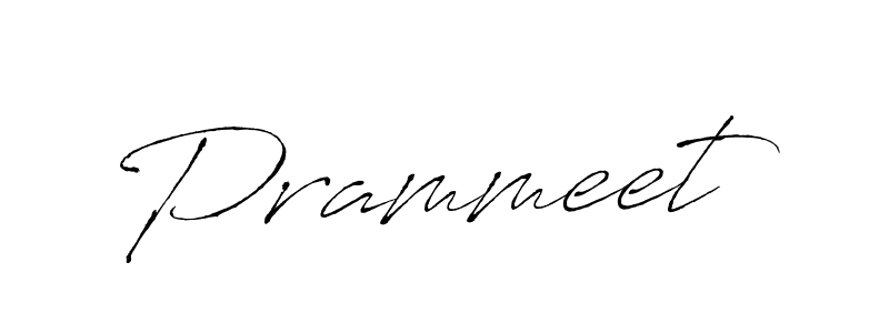 Create a beautiful signature design for name Prammeet. With this signature (Antro_Vectra) fonts, you can make a handwritten signature for free. Prammeet signature style 6 images and pictures png