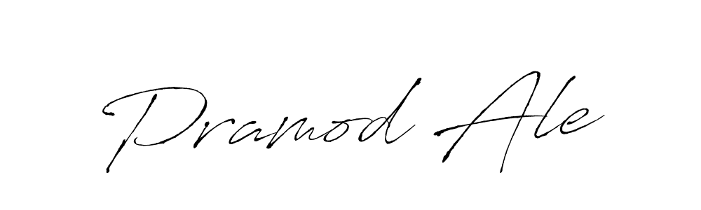 How to make Pramod Ale name signature. Use Antro_Vectra style for creating short signs online. This is the latest handwritten sign. Pramod Ale signature style 6 images and pictures png