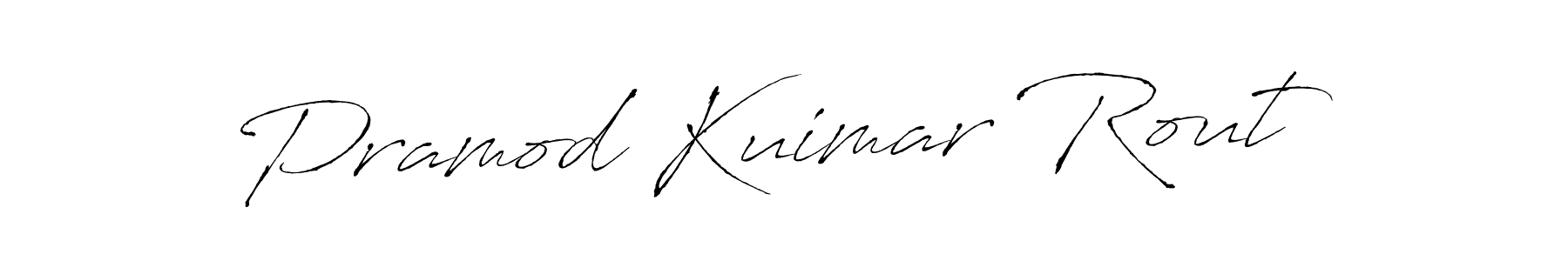 Pramod Kuimar Rout stylish signature style. Best Handwritten Sign (Antro_Vectra) for my name. Handwritten Signature Collection Ideas for my name Pramod Kuimar Rout. Pramod Kuimar Rout signature style 6 images and pictures png