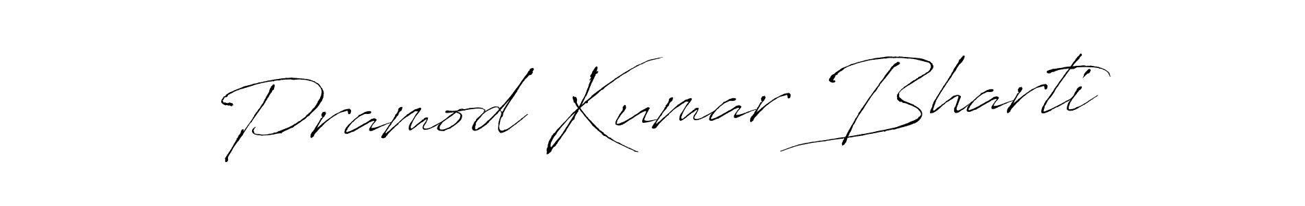 This is the best signature style for the Pramod Kumar Bharti name. Also you like these signature font (Antro_Vectra). Mix name signature. Pramod Kumar Bharti signature style 6 images and pictures png