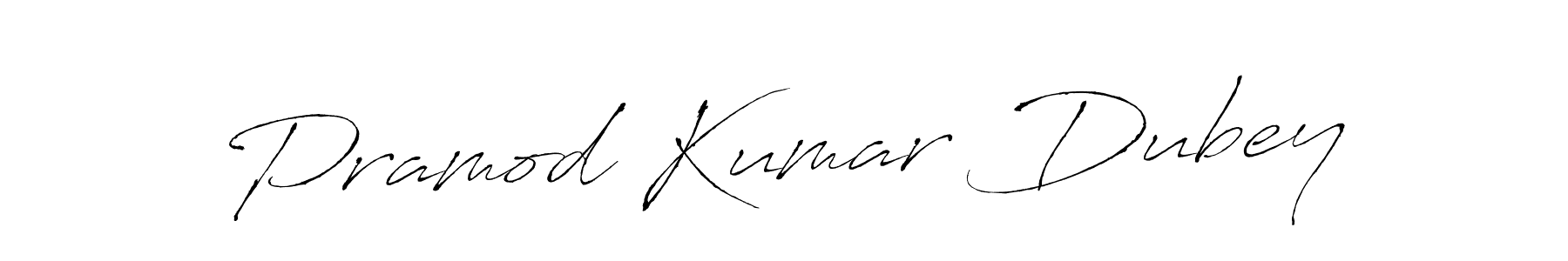 Use a signature maker to create a handwritten signature online. With this signature software, you can design (Antro_Vectra) your own signature for name Pramod Kumar Dubey. Pramod Kumar Dubey signature style 6 images and pictures png