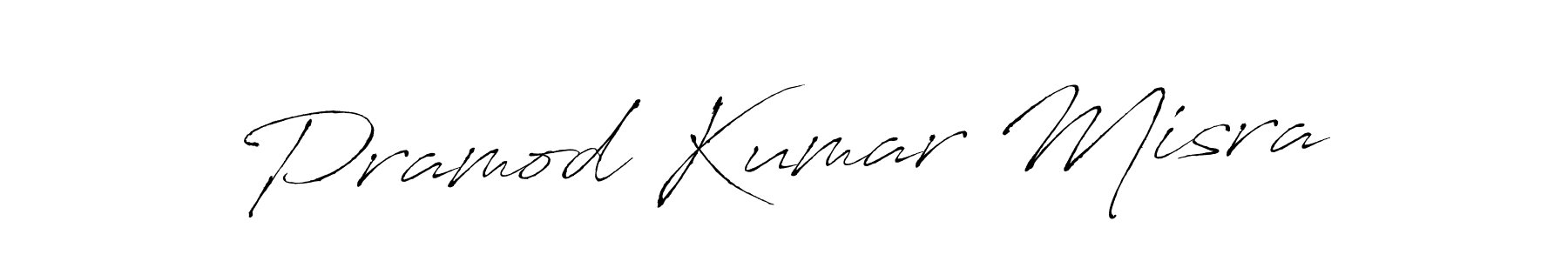 Make a beautiful signature design for name Pramod Kumar Misra. With this signature (Antro_Vectra) style, you can create a handwritten signature for free. Pramod Kumar Misra signature style 6 images and pictures png