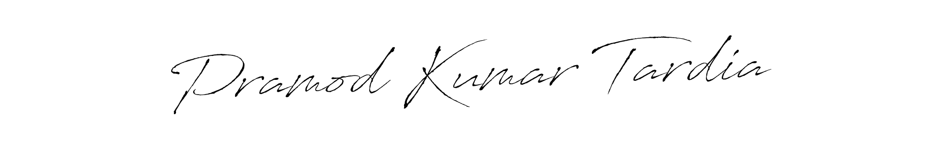 Use a signature maker to create a handwritten signature online. With this signature software, you can design (Antro_Vectra) your own signature for name Pramod Kumar Tardia. Pramod Kumar Tardia signature style 6 images and pictures png