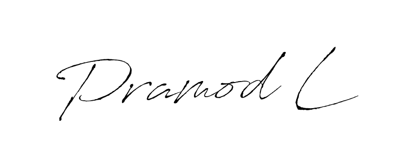 Best and Professional Signature Style for Pramod L. Antro_Vectra Best Signature Style Collection. Pramod L signature style 6 images and pictures png