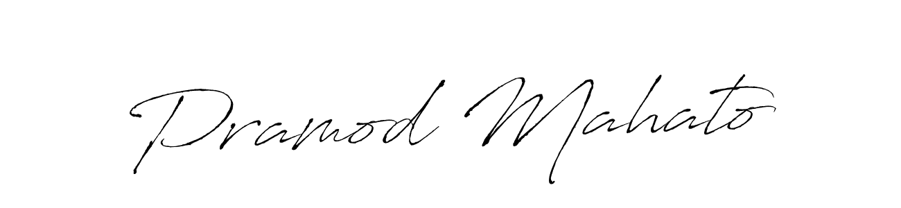 It looks lik you need a new signature style for name Pramod Mahato. Design unique handwritten (Antro_Vectra) signature with our free signature maker in just a few clicks. Pramod Mahato signature style 6 images and pictures png