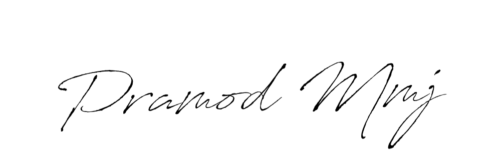 How to make Pramod Mmj signature? Antro_Vectra is a professional autograph style. Create handwritten signature for Pramod Mmj name. Pramod Mmj signature style 6 images and pictures png