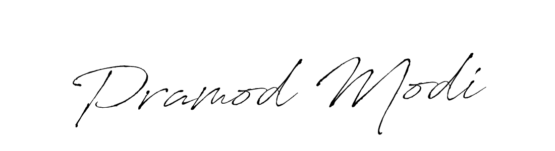 Make a beautiful signature design for name Pramod Modi. With this signature (Antro_Vectra) style, you can create a handwritten signature for free. Pramod Modi signature style 6 images and pictures png