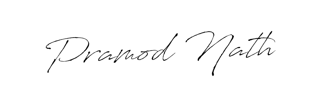 Create a beautiful signature design for name Pramod Nath. With this signature (Antro_Vectra) fonts, you can make a handwritten signature for free. Pramod Nath signature style 6 images and pictures png